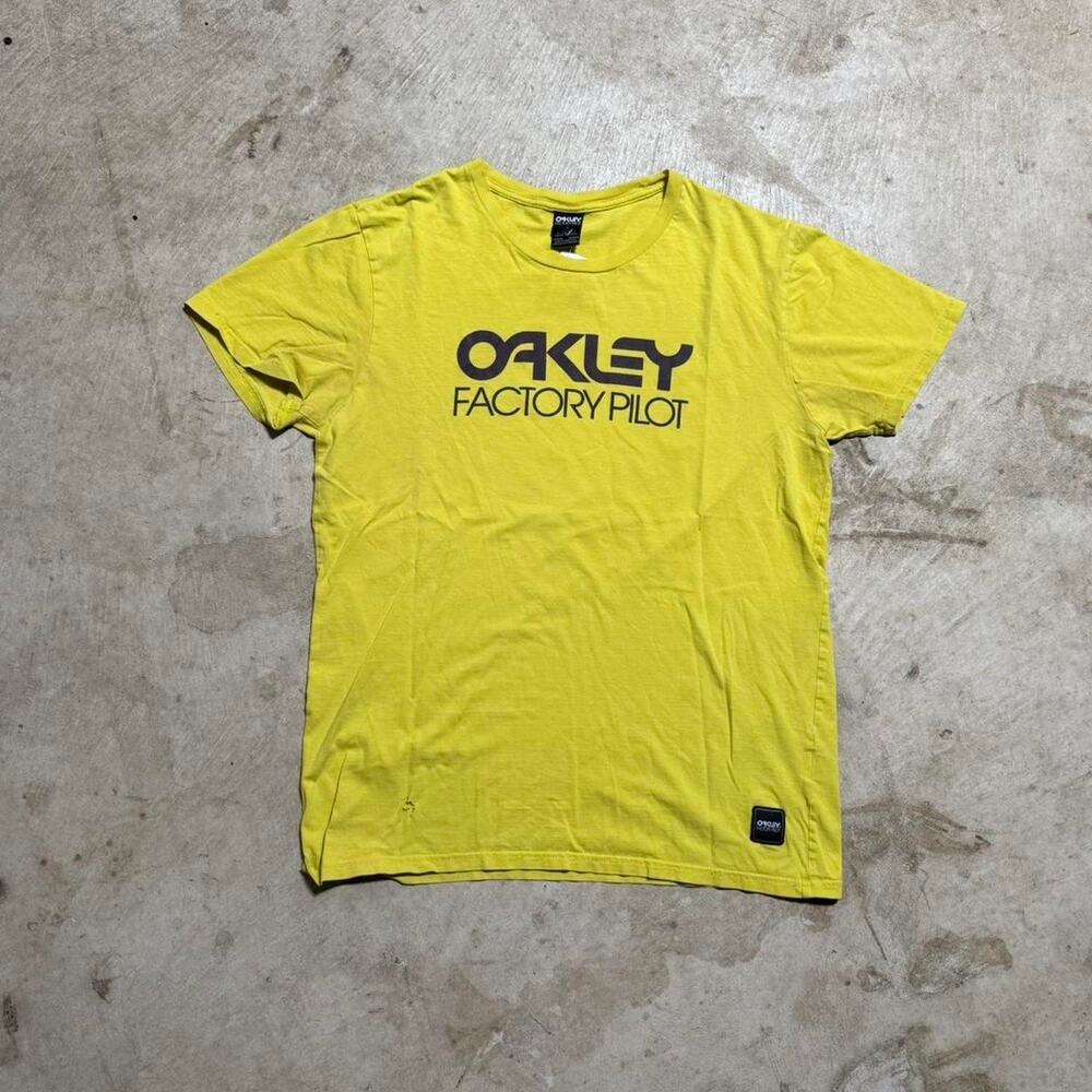Y2K Oakley Factory Pilot Graphic T-Shirt